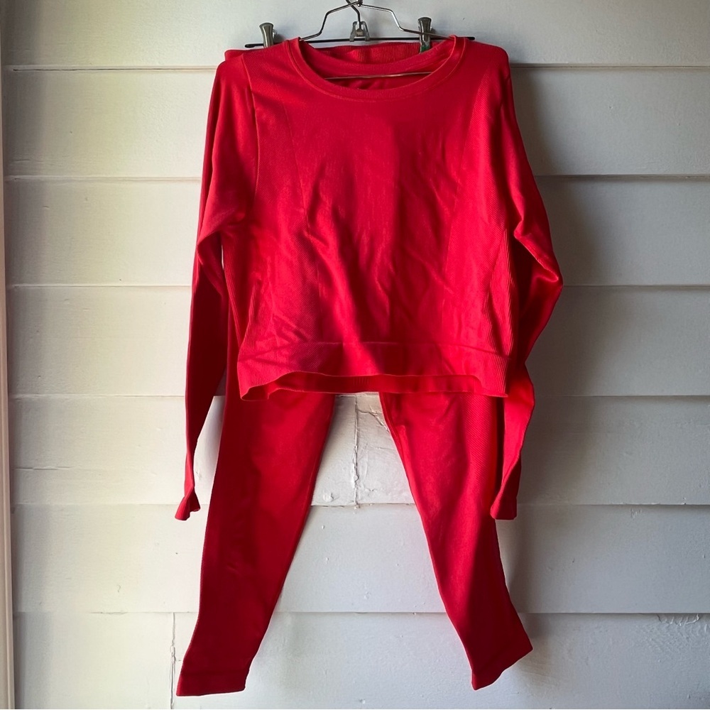 All in Motion Vibrant Pink Leggings and Top Set